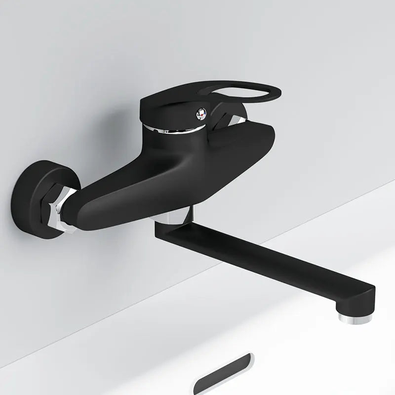 NoirFlow Wall Mixer Tap