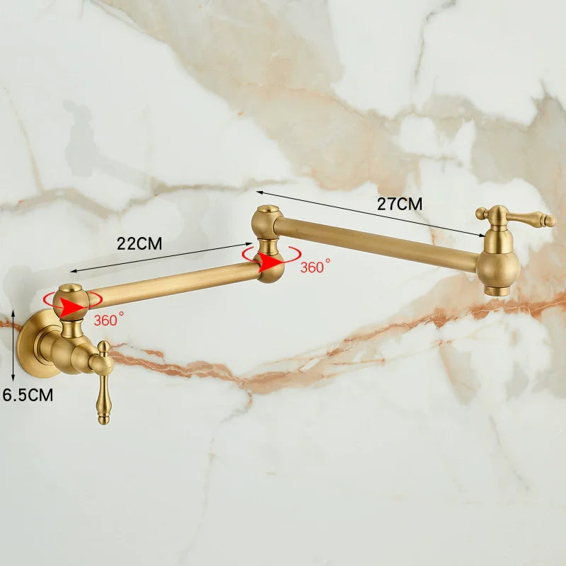 Aurelius Wall Pot Filler Tap
