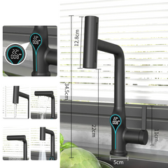 AquaSense Waterfall Basin Mixer