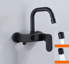 NoirFlow Wall-Mounted Mixer Tap