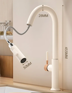 IvoryFlow Pull-Down Kitchen Mixer Tap