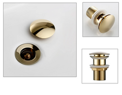 VelvetFlow Brass Basin Waste