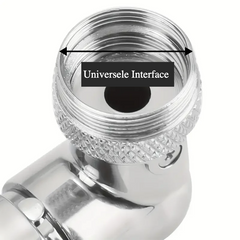 AquaTwist HydroFlow 4-Mode Swivel Kitchen Faucet