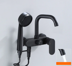 NoirFlow Wall-Mounted Mixer Tap