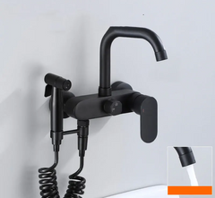 NoirFlow Wall-Mounted Mixer Tap