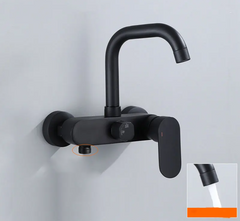 NoirFlow Wall-Mounted Mixer Tap