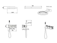Aurevo Rainfall Shower System