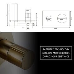 RoseVanta Wall Mount Bathroom Faucet