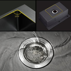 SteelCore KI-5545 Kitchen Sink Set