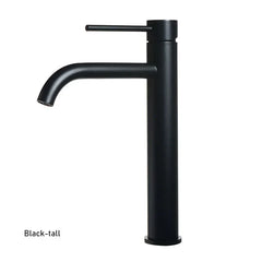 LuxeRose Tall Brushed Rose Gold Basin Mixer Tap