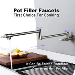 PivotPro Wall-Mount Pot Filler Faucet