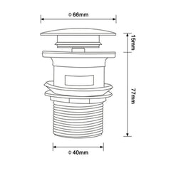 LuxDrain Pop-Up Drain Stopper