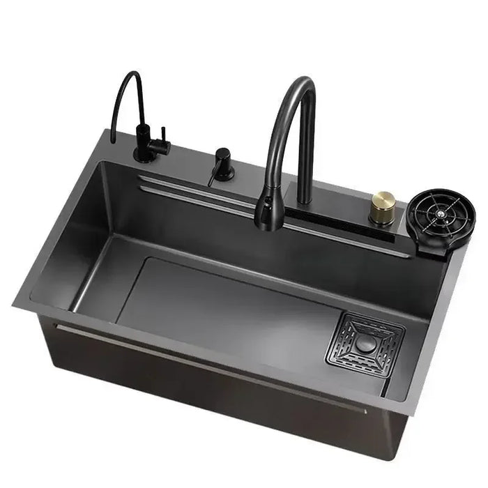 TitanFlow Stainless Steel Kitchen Sink Set