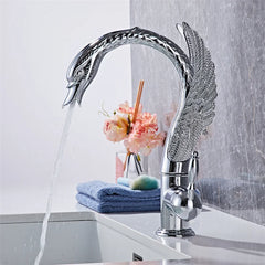 Aurelia Swan Waterfall Basin Mixer