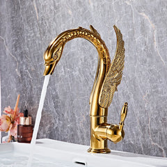 Aurelia Swan Waterfall Basin Mixer