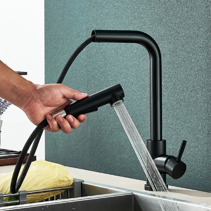 Vantique NoirFlex Pull-Out Kitchen Tap