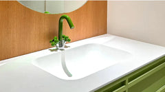 LuxeFlow Dual-Handle Brass Basin Mixer Tap
