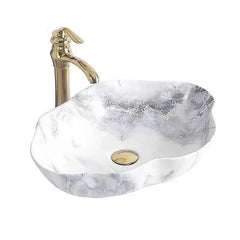 MarbleLuxe Ovalis Vessel Sink