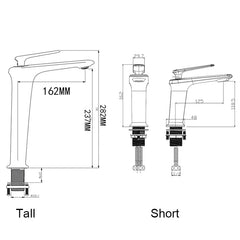 Veloura Luxe Basin Mixer Tap
