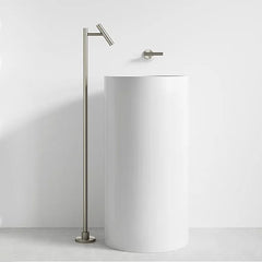 LuxeFlow Floor-Mounted Brass Bath Filler Tap
