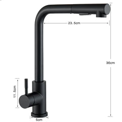 Vantique NoirFlex Pull-Out Kitchen Tap