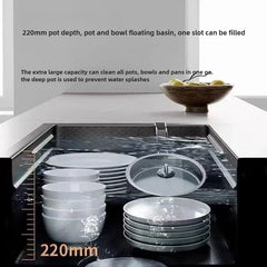 TitanFlow Stainless Steel Kitchen Sink Set