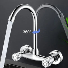 SteelCore Wall Kitchen Mixer