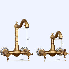 Montclair Heritage Wall Mixer Tap