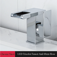 CascadeFlow LuxePlate Waterfall Bathroom Faucet