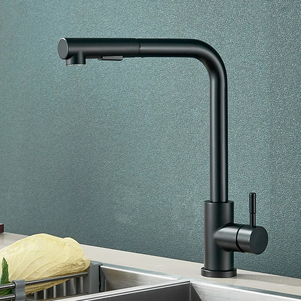 Vantique NoirFlex Pull-Out Kitchen Tap