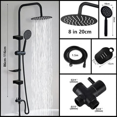 LuxeCascade Rain Shower Set