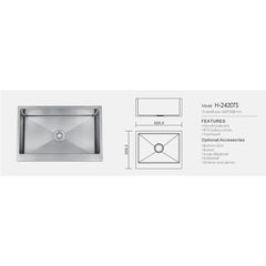 ArtisanEdge Stainless Steel Kitchen Sink
