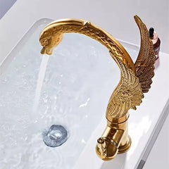 Aurelia Swan Waterfall Basin Mixer