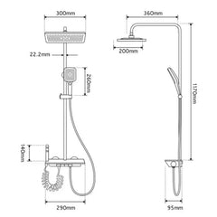 LumiTherm Spa Shower System