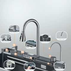NoirFlow Smart Kitchen Sink Station