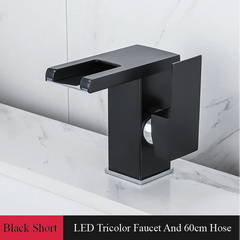 CascadeFlow LuxePlate Waterfall Bathroom Faucet