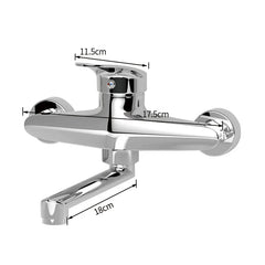 NoirFlow Wall Mixer Tap