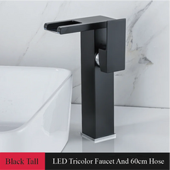 CascadeFlow LuxePlate Waterfall Bathroom Faucet