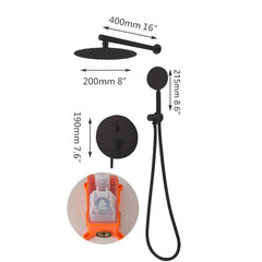 Aurelia Rose 8″ Rainfall Shower System