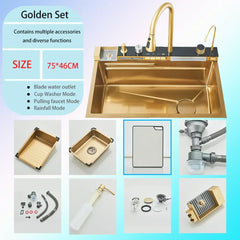 NoirFlow Smart Kitchen Sink Station