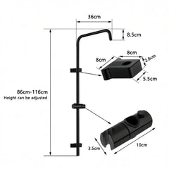 LuxeCascade Rain Shower Set