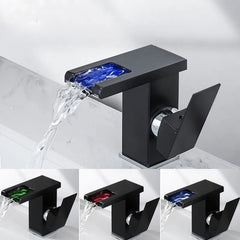CascadeFlow LuxePlate Waterfall Bathroom Faucet