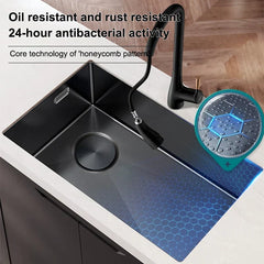 Steeluxe Honeycomb Kitchen Sink