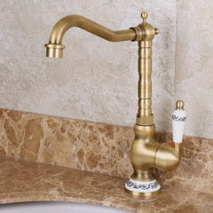 Beaumont Vintage Brass Wall Mixer Tap