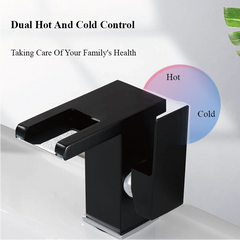 CascadeFlow LuxePlate Waterfall Bathroom Faucet