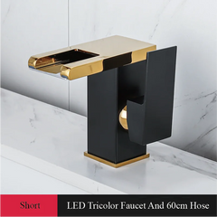 CascadeFlow LuxePlate Waterfall Bathroom Faucet