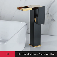 CascadeFlow LuxePlate Waterfall Bathroom Faucet