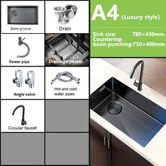 Steeluxe Honeycomb Kitchen Sink