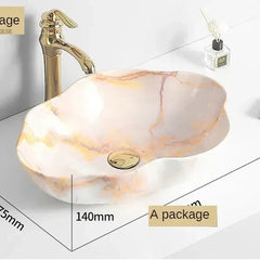 MarbleLuxe Ovalis Vessel Sink