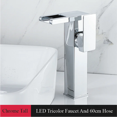 CascadeFlow LuxePlate Waterfall Bathroom Faucet